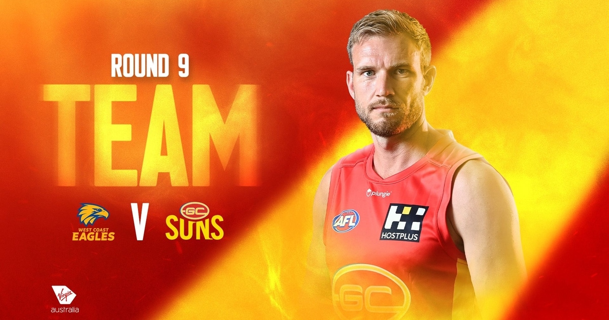 Team Announcement: Round 9